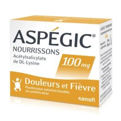 Aspegic 100 mg enfants 20 sachets