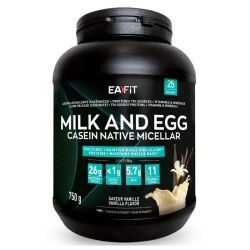 Eafit Milk & Egg 2.0 construction musculaire vanille 750g