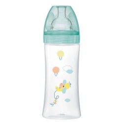 Dodie Biberon Sensation+ Avion +6 mois tétine plate 330ml
