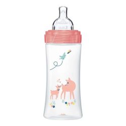 Dodie Biberon Bambi Biberon Sensation+JARDIN +6 mois tétine plate 330ml