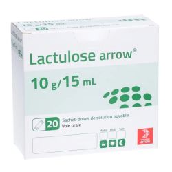 Arrow Lactulose 10 g/15 ml solution buvable 20 sachets doses