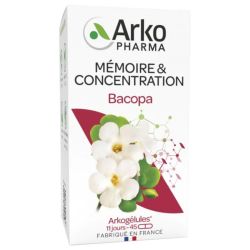Arkogélules bacopa mémoire 45 gélules