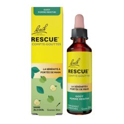 Bach Rescue compte-gouttes goût pomme menthe 20ml