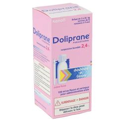 Doliprane suspension sans sucre 100ml