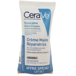 Cerave lot Crème Mains Réparatrices 2x50ml