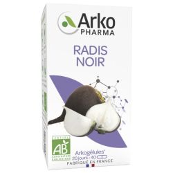 Arkogélules Radis Noir Bio 40 Gélules