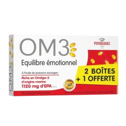 OM3 Omega 3 équilibre émotionnel 180 capsules