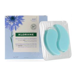 Patchs yeux lissants et défatigants au Bleuet BIO