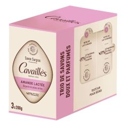 Cavaillès Savon Surgras Amande Lactée 3 x 200 gr