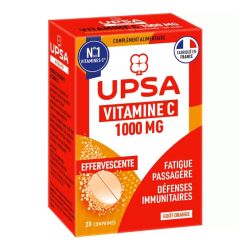 UPSA Vitamine C 1 000 mg 20 comprimés effervescents