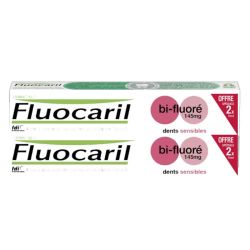 Fluocaril dentifrice dents sensibles Bi Fluoré 2 x75ml