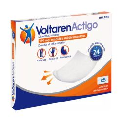 VoltarenActigo 5 emplatres médicamenteux