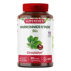 Superdiet Marronnier d'Inde bio circulation 120 gélules