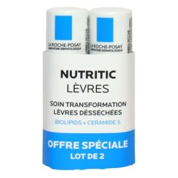 Nutritic Soin lèvres desséchées non gras 2x4,7ml