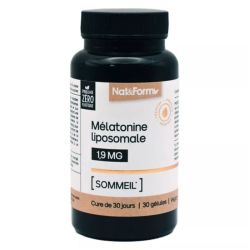 Nat&Form Mélatonine Liposomale endormissement 30 gélules