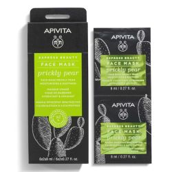 Apivita Express Masque visage apaisant à la Figue de Barbarie 2 x 8 ml