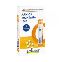 Arnica montana 15CH Boiron Homéopack 3 tubes de granules