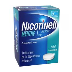 Nicotinell 1 mg Menthe sevrage tabagique 144 comprimés à sucer