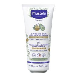 Mustela shampooing crème démêlant et nourrissant 200ml