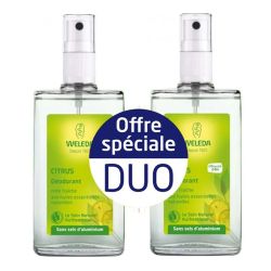 Weleda déodorant au citrus 2 x 100ml