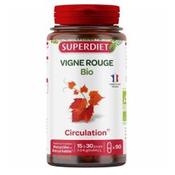 Superdiet Vigne rouge bio 90 gélules