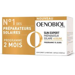 Oenobiol Sun Expert préparation solaire accélérée 2x15 capsules