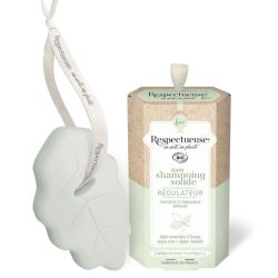 Respectueuse Shampoing Solide Régulateur Bio Parfum naturel d'orange 75g