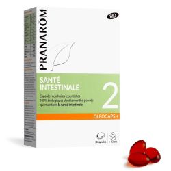 Pranarom Oleocaps 2 Santé intestinale Bio 30 Capsules