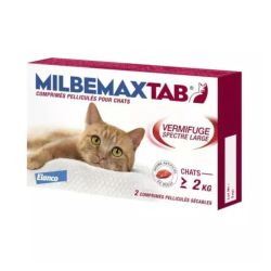 Elanco MilbemaxTab Chats 2 Comprimés