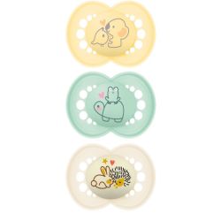 MAM 3 sucettes Original Beige 18 mois+