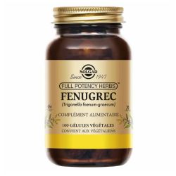 Solgar Fenugrec vitalité digestion 100 gélules végétales