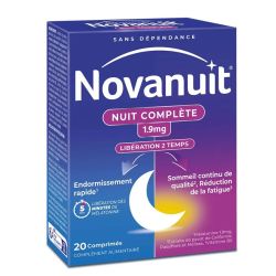 Novanuit nuit complète 20 comprimés