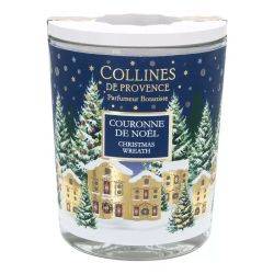 Collines de Provence bougie cannelle orange senteur Litchi Figue 75g