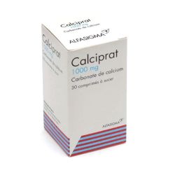 Calciprat 1000 mg 30 comprimés à sucer