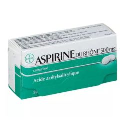 Aspirine du Rhône 500mg 50 comprimés à avaler