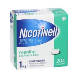 Nicotinell 1 mg Menthe sevrage tabagique 204 comprimés à sucer