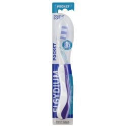 Elgydium brosse à dents pocket souple couleur Violet
