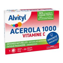 Alvityl Acérola 1000 Vitamine C 30 comprimés à croquer