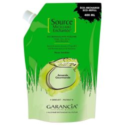 Source Micellaire Enchantée Eau Démaquillante  Amande Gourmande Éco-Recharge 400 ml