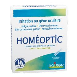 Boiron Homéoptic collyre 10 récipients unidoses