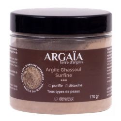 Argaïa argile Ghassoul surfine 170g