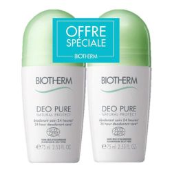 Déo Pure Déodorant Natural Protect 24h 2x75 ml