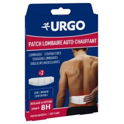 Urgo patch auto-chauffant lombaires 8h x 2 patchs
