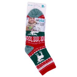 Airplus aloe cabin chaussettes hydratantes cerf vert 41-47