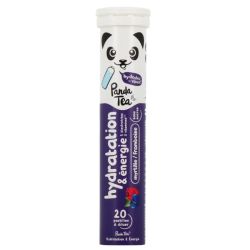 Panda Tea Pastilles Hydratation & Énergie Myrtille-Framboise 20 pastilles effervescentes