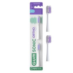 Gum Sonic Ortho têtes de brosse à dents électrique soft Recharge 4112