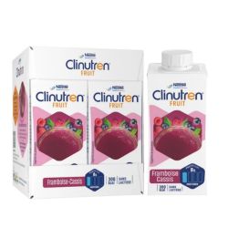 Clinutren Fruit saveur framboise cassis 4x 200 ml