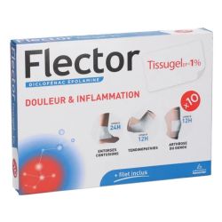 IBSA Flector Tissugel EP 1% Diclofénac tendinite & arthrose 10 emplâtres