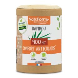 Nat&Form Ecoresponsable Bambou Tabashir Bio 60 gélules