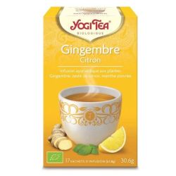Yogi Tea Infusions gingembre citron bio 17 Sachets